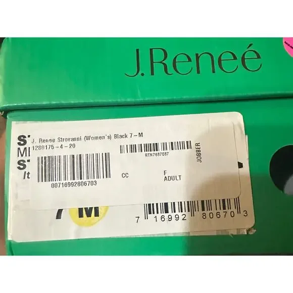 J. Reneé Women's Strovanni Pump Size 7 Black